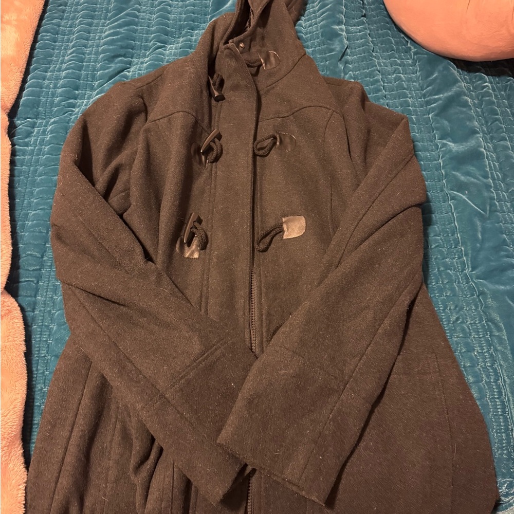 Black Hooded Jacket